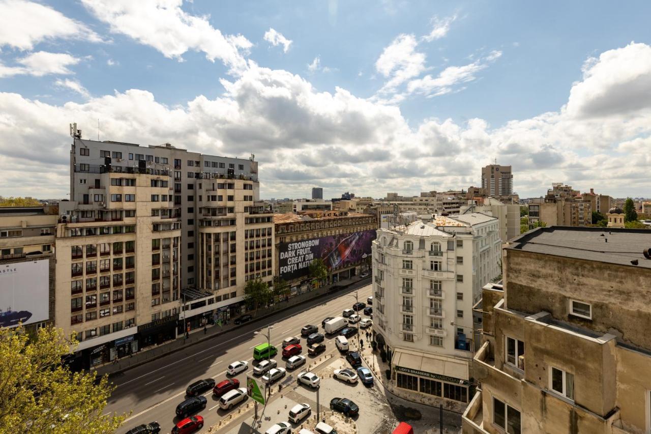 Metropole Apartments Panoramic Ateneum Bukarest Eksteriør billede