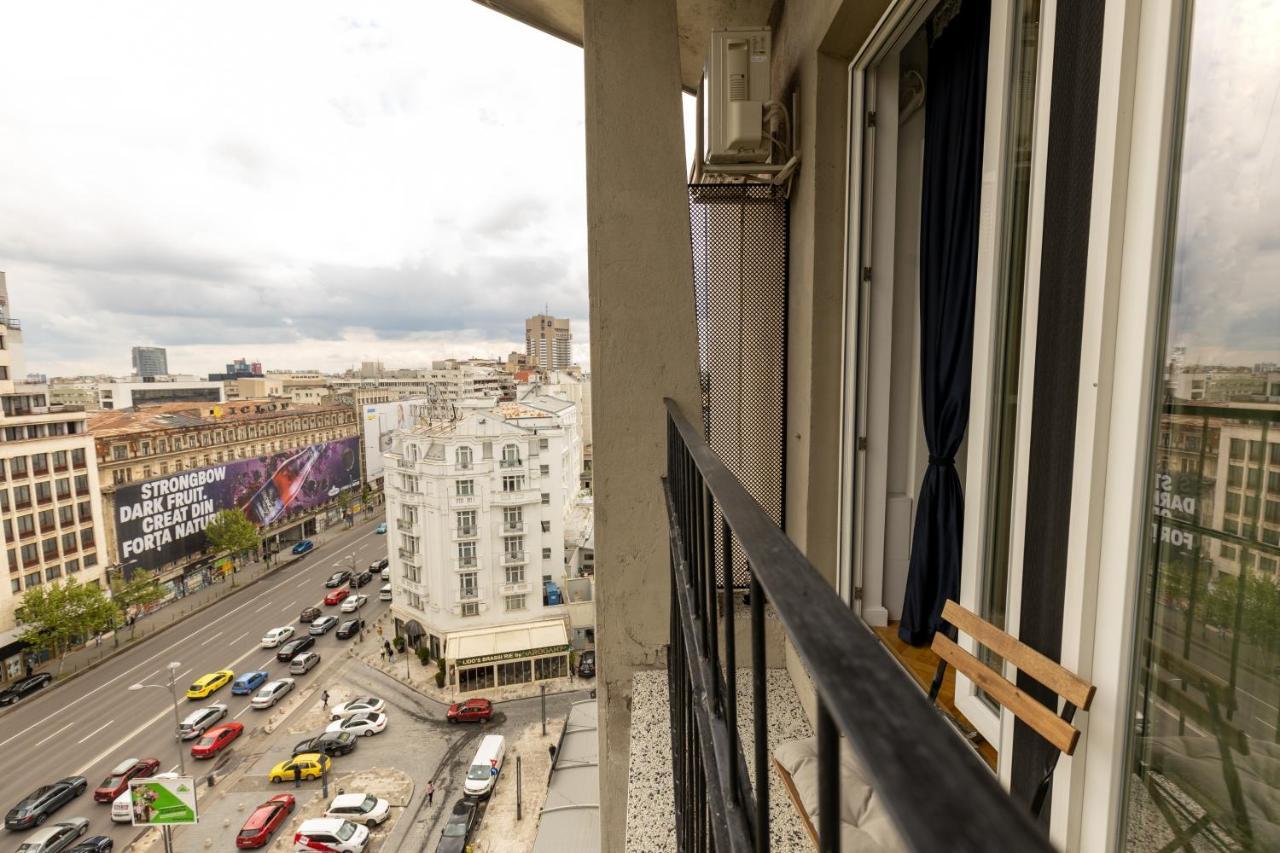 Metropole Apartments Panoramic Ateneum Bukarest Eksteriør billede
