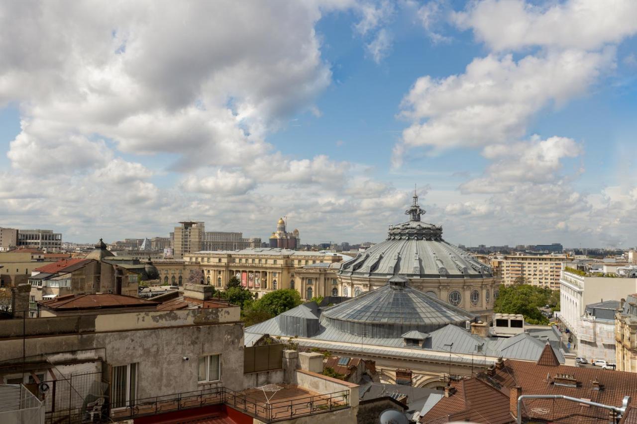 Metropole Apartments Panoramic Ateneum Bukarest Eksteriør billede